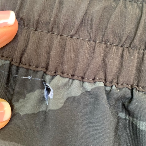 Vuori Clementine Black Watercolor Camo Athletic Shorts - Picture 3 of 8